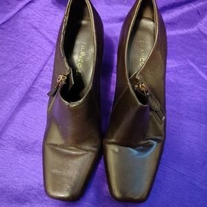 Franco Sarto Women's Brown Leather Shoes